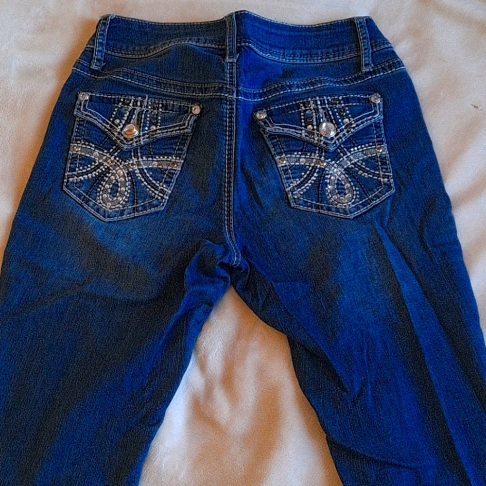 🛼Apt. 9 Bootcut jeans with jeweled pockets